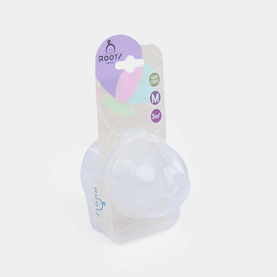 Roots Anti-Colic Wide Neck Nipple - Pack of 2 | 6M+