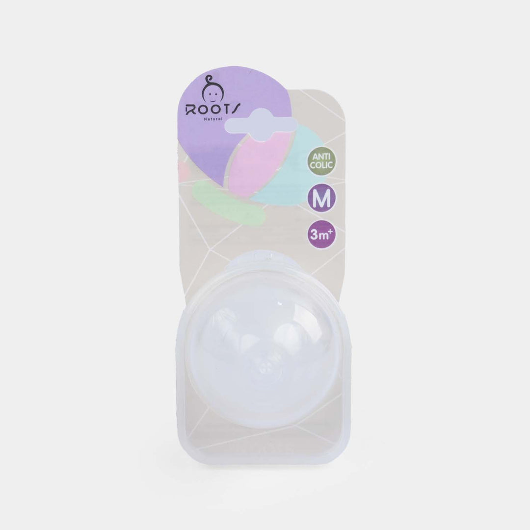Roots Anti-Colic Wide Neck Nipple - Pack of 2 | 6M+
