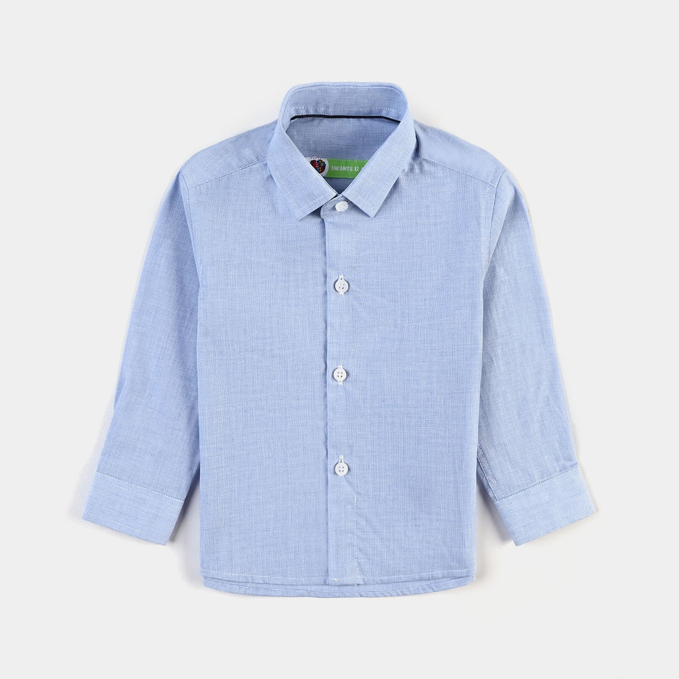 Infant Boys Oxford Formal Shirt-Blue