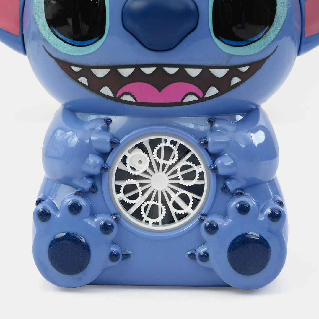 Electric Cartoon Style Bubble Blaster with Light