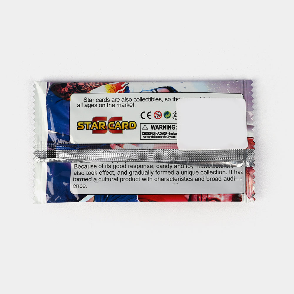 Football Star Player Playing Collectible Cards