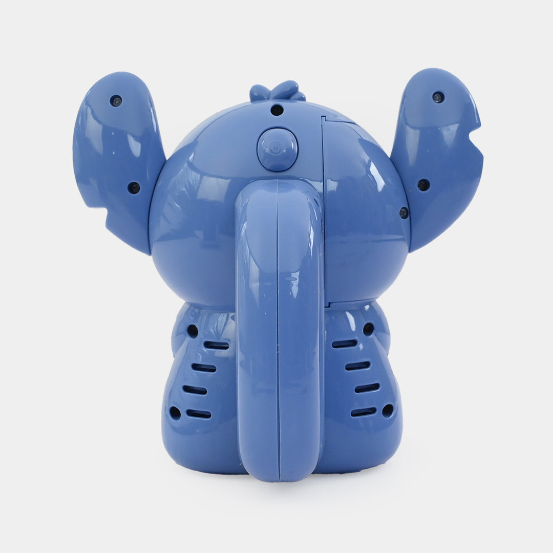 Electric Cartoon Style Bubble Blaster with Light