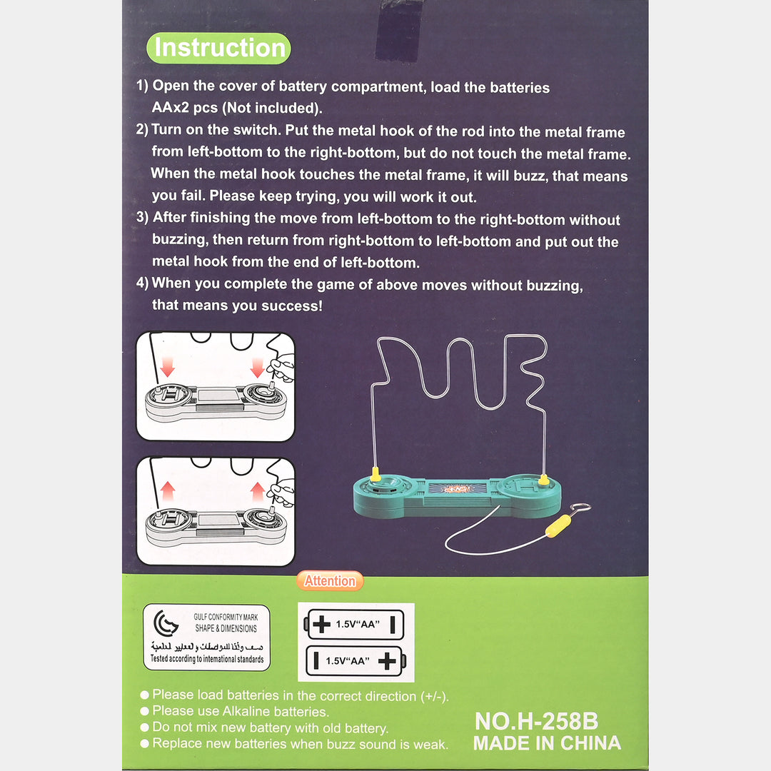 Children's Educational Touch Maze Buzz the Wire Game