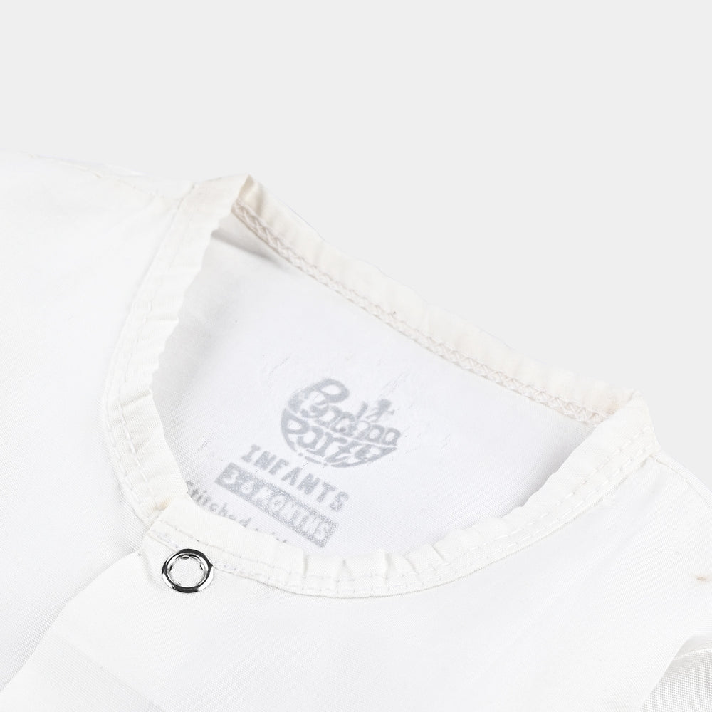 Infants Unisex Vest Heart-White
