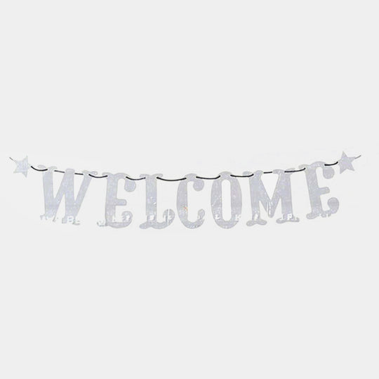 Hanging Welcome decorations Banner | Small