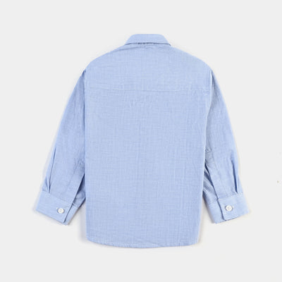 Infant Boys Oxford Formal Shirt-Blue