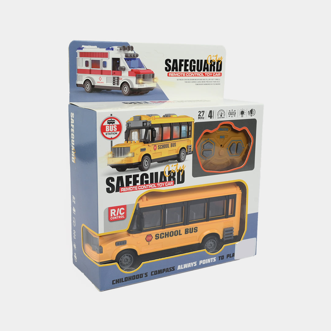 Remote Control School Bus with Light & Music