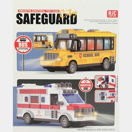 Remote Control School Bus with Light & Music