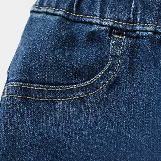 Girls Denim Stretch Jeggings Basic - Mid Blue