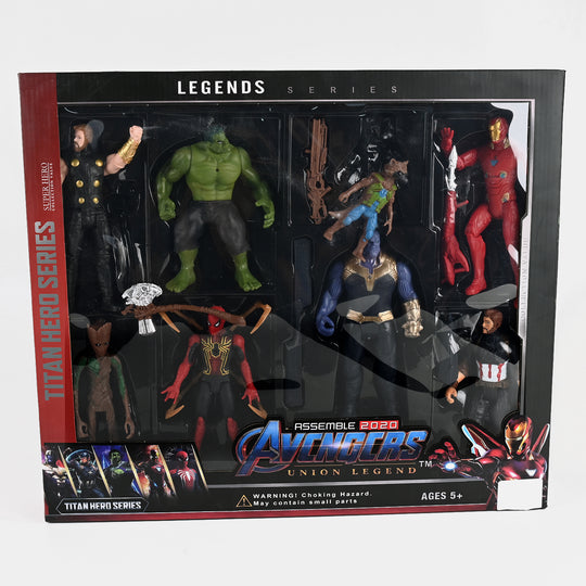 Super Hero Figure Set With Light For kids