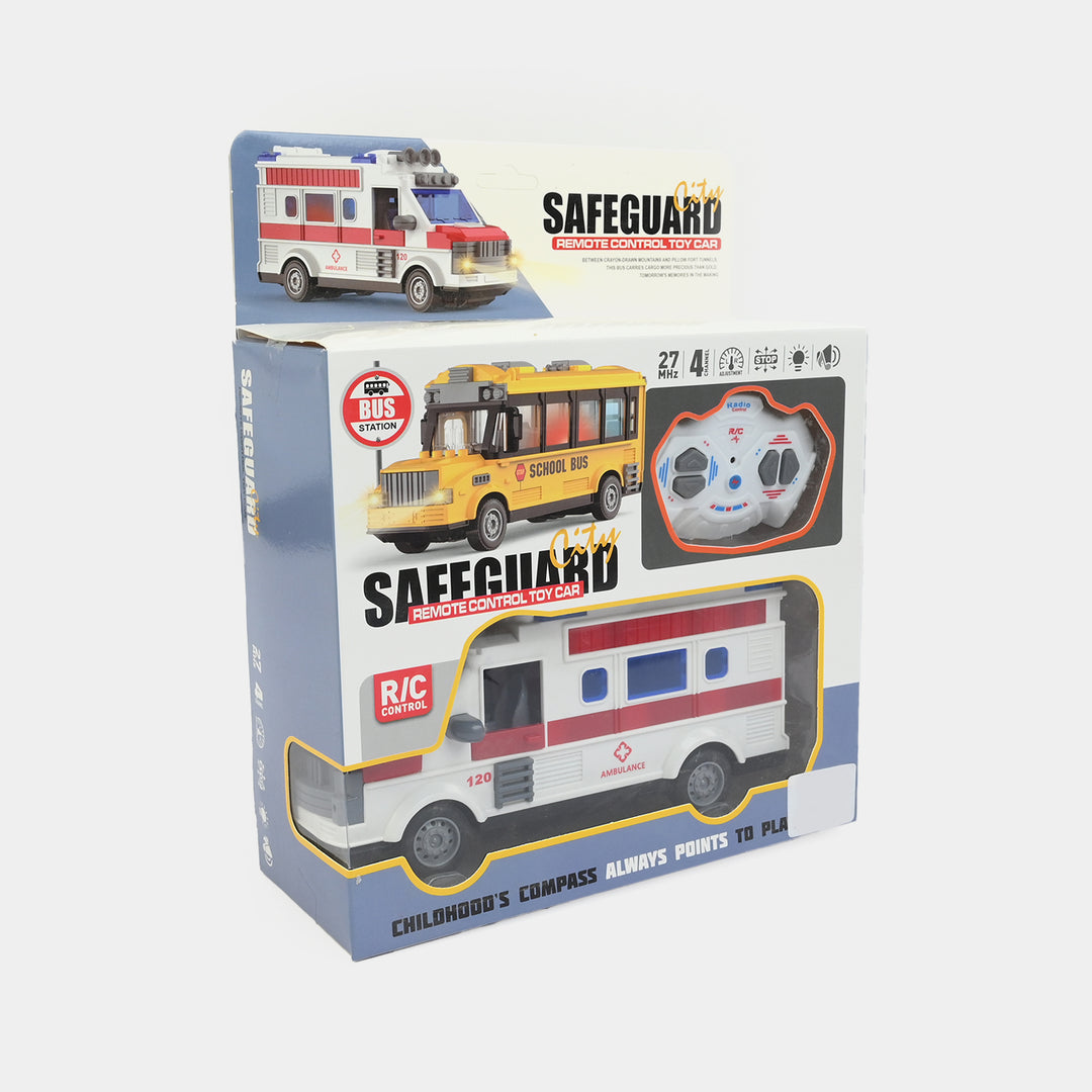 Remote Control City Safeguard Toy Car