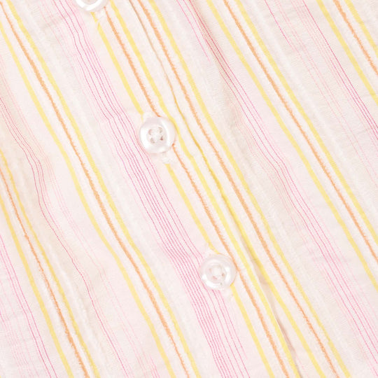 Infant Girls Polyester Emb Top Tiny Flower