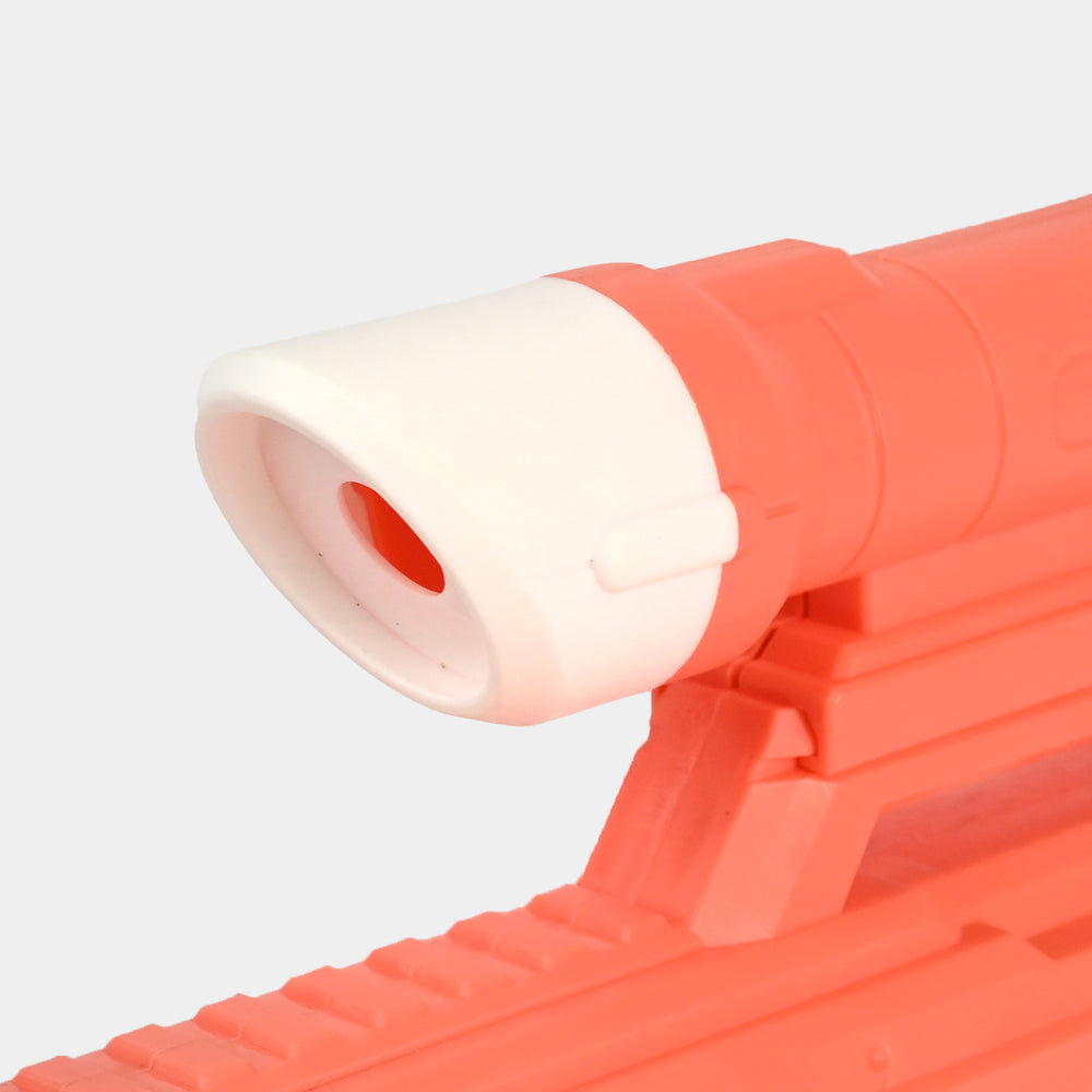 Electric One-Button Automatic Bubble Machine Blaster with Light