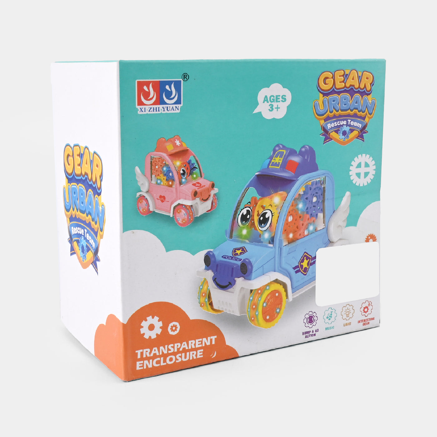 Gear Car Toy With Light and Music For Kids