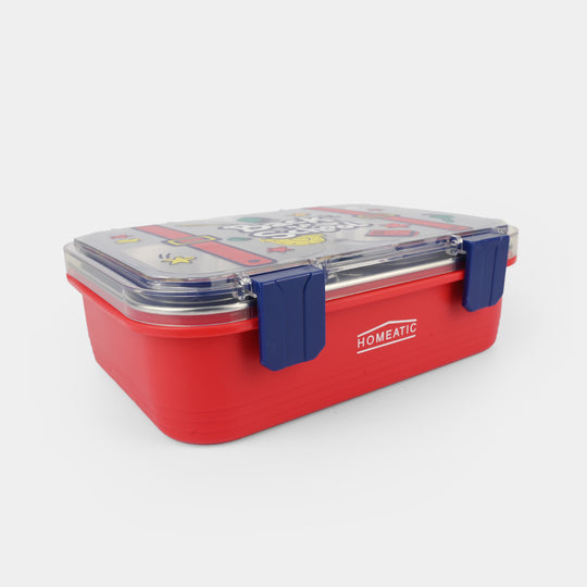 Stainless Steel Lunch Box for Kids | 750ml | Red