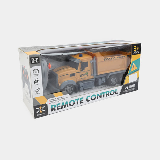 Remote Control Construction Truck Toy for Kids