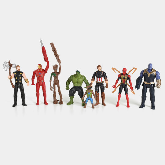 Super Hero Figure Set With Light For kids