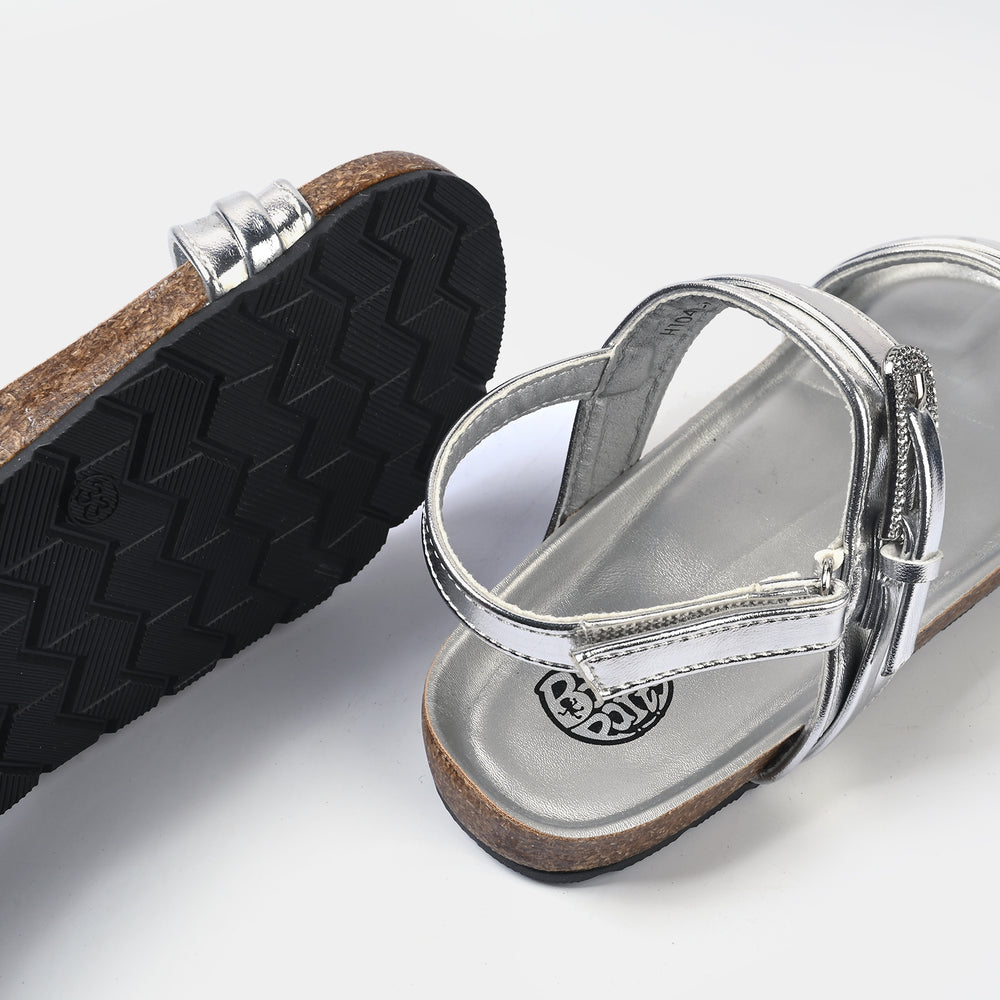 Girls Sandal H1040-G9-SILVER