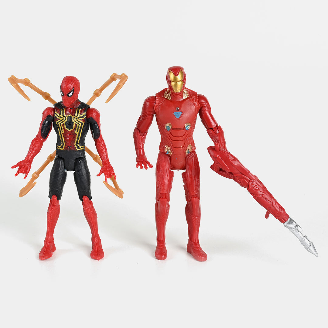 Super Hero Figure Set With Light For kids