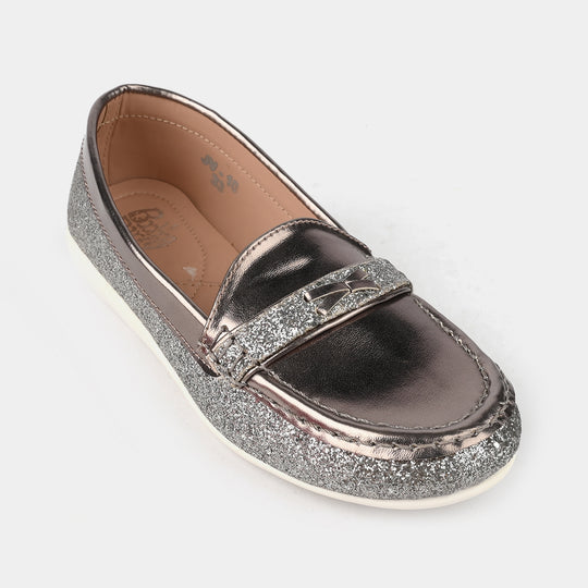 Girls Loafer JV-10-GREY