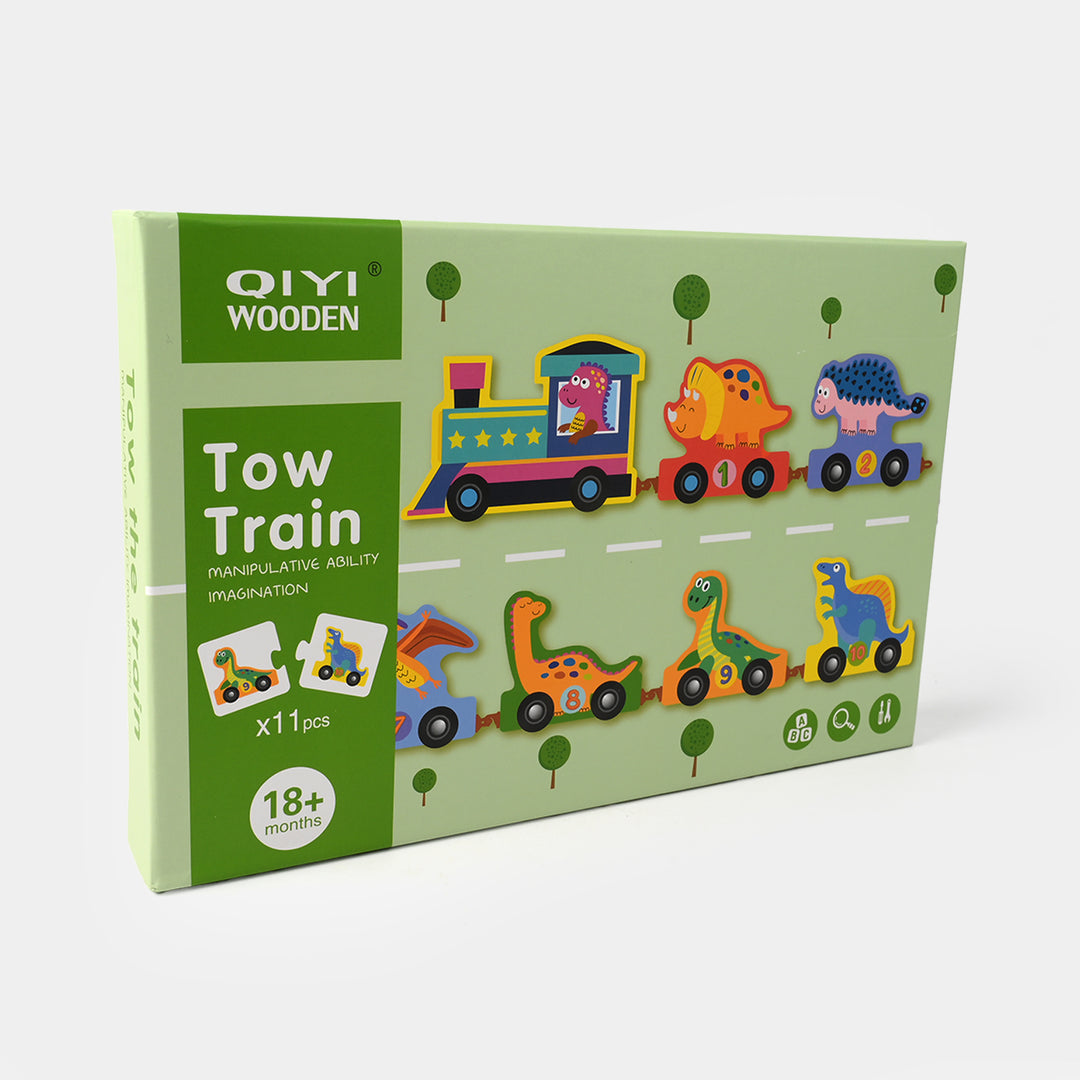 Wooden Toy Digital Train Set For Kids
