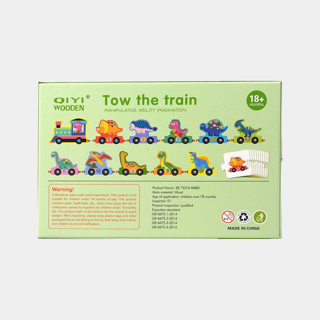 Wooden Toy Digital Train Set For Kids