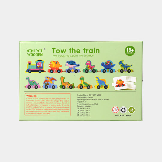 Wooden Toy Digital Train Set For Kids