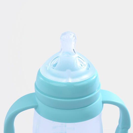 Roots Wide Neck Feeder Bottle 310ml - Blue (J1009)