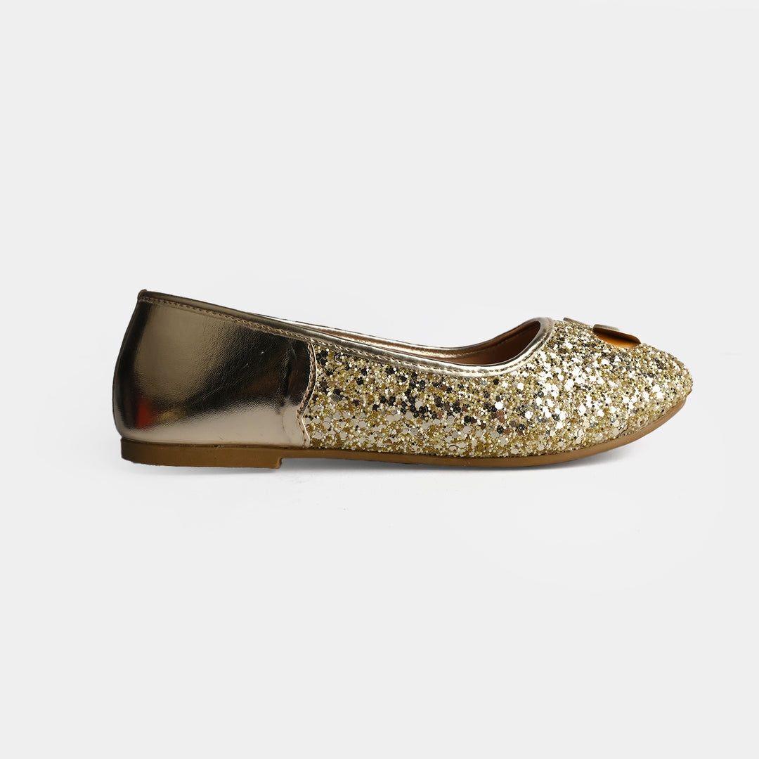 Girls Pumps 11-89-GOLDEN