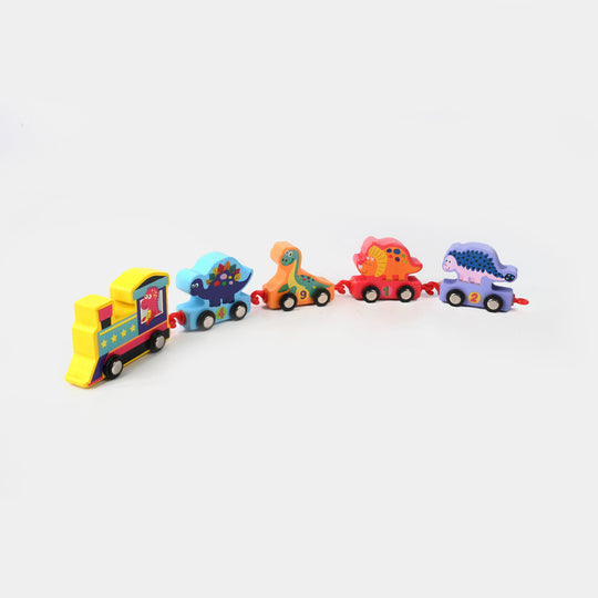 Wooden Toy Digital Train Set For Kids