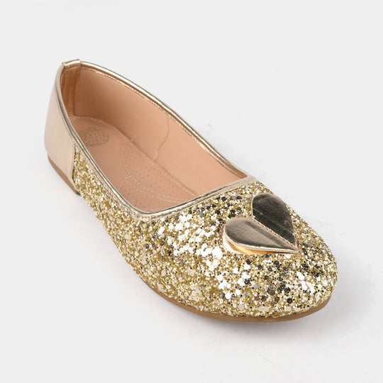 Girls Pumps 11-89-GOLDEN