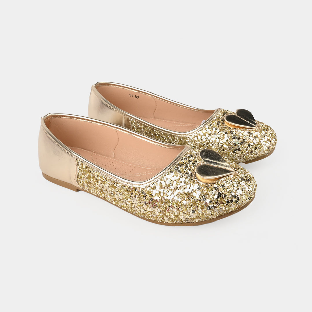 Girls Pumps 11-89-GOLDEN
