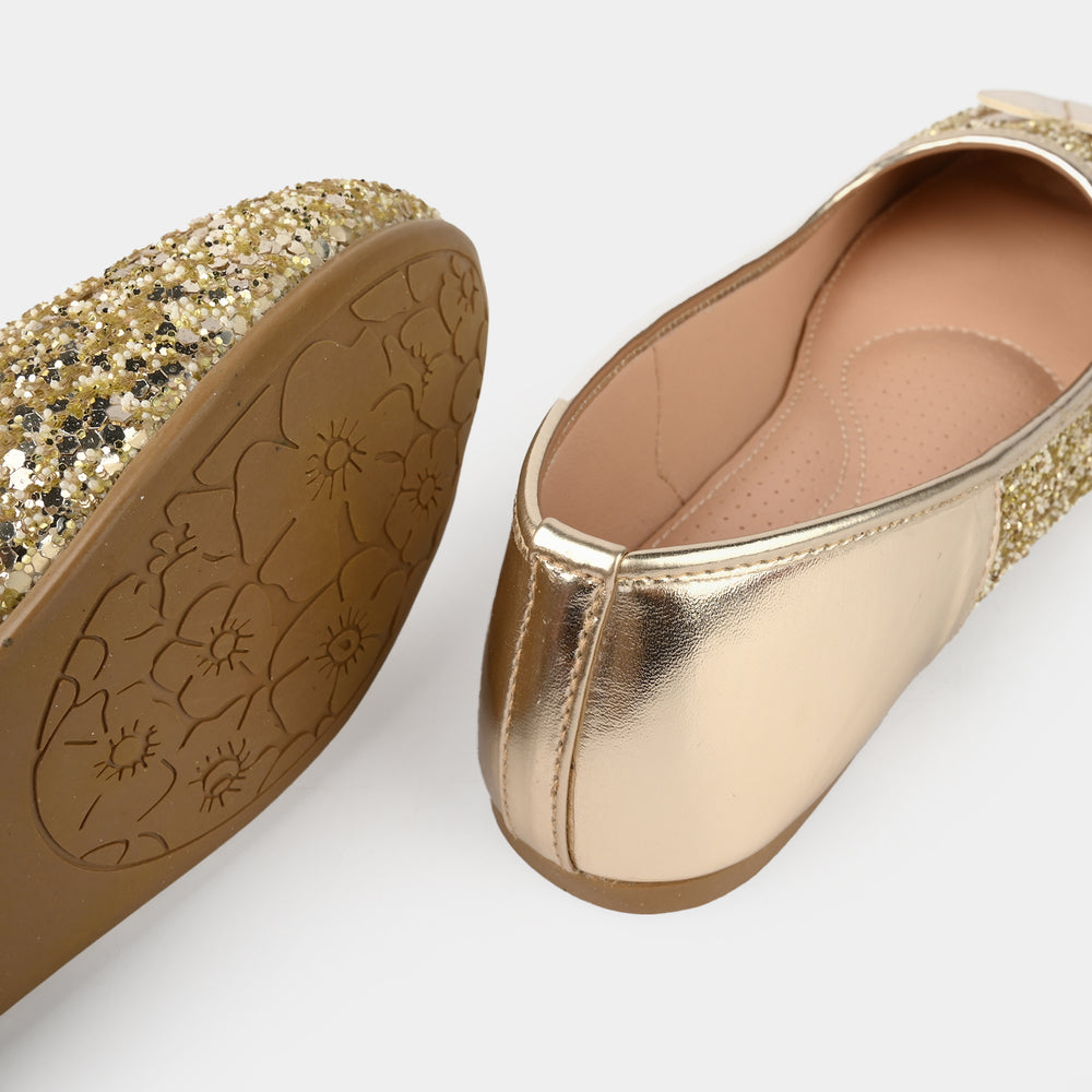 Girls Pumps 11-89-GOLDEN
