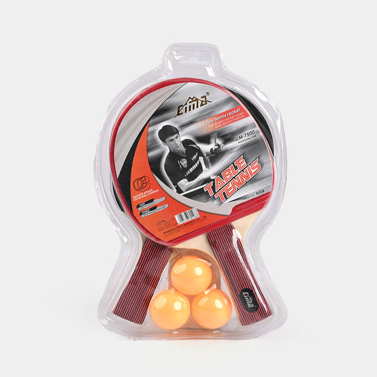 Table Tennis Racket Pair With 3 Balls for Kids