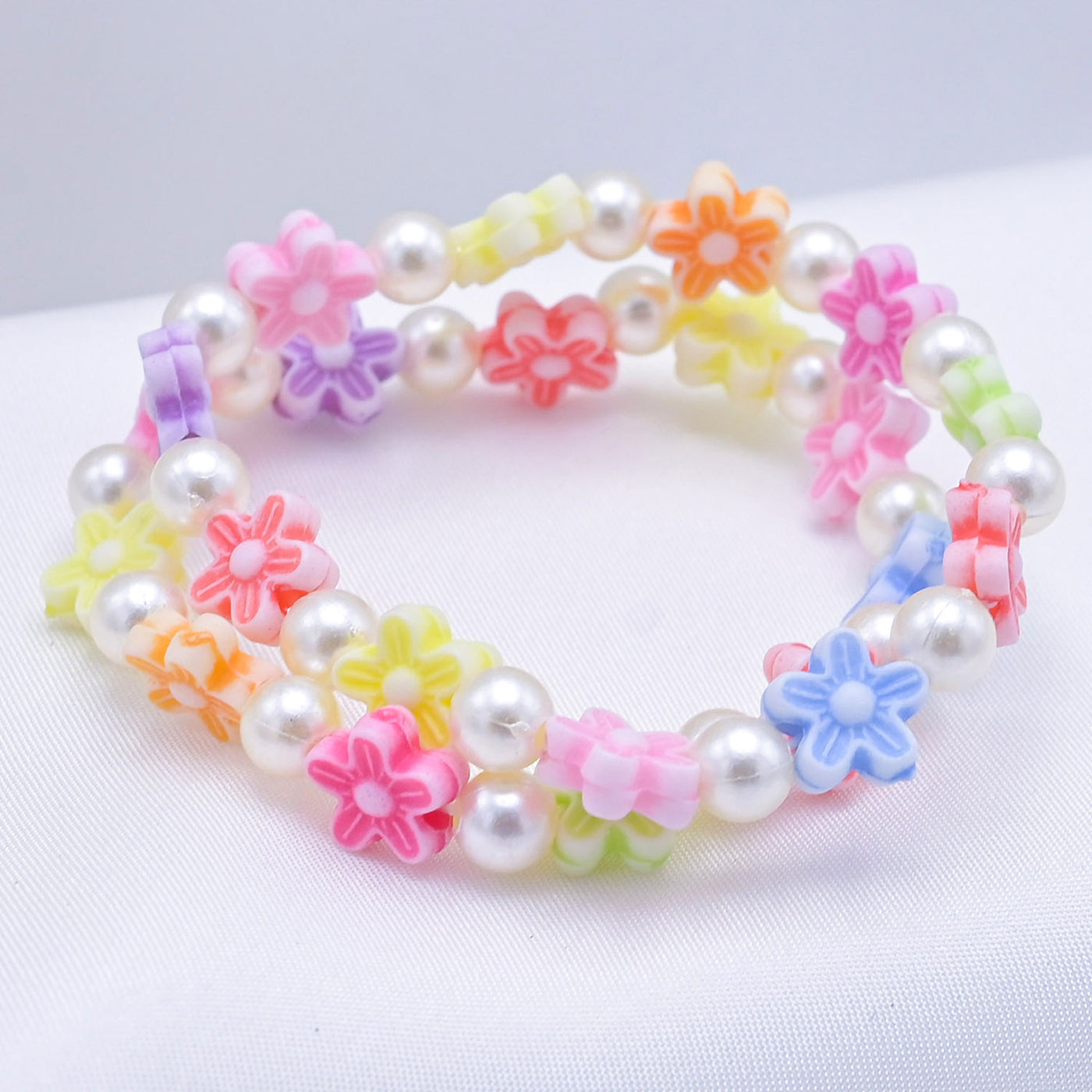 Girls Charm Beaded Bracelet