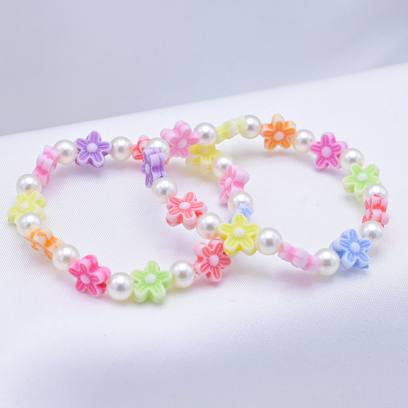 Girls Charm Beaded Bracelet