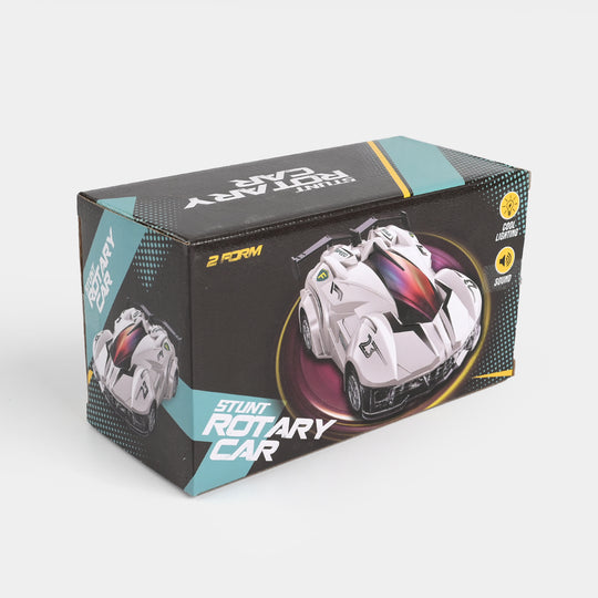 Electric Stunt Spinning Racing Car with Lights & Sound