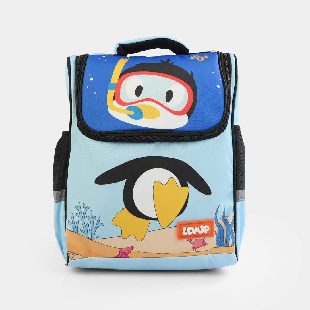 LEVUP D Open Backpack/School Bag | Grade KG