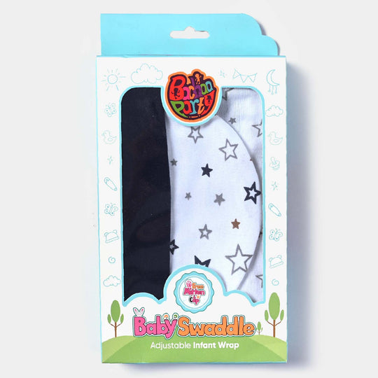 Baby Swaddle With Cap & Mittens Set