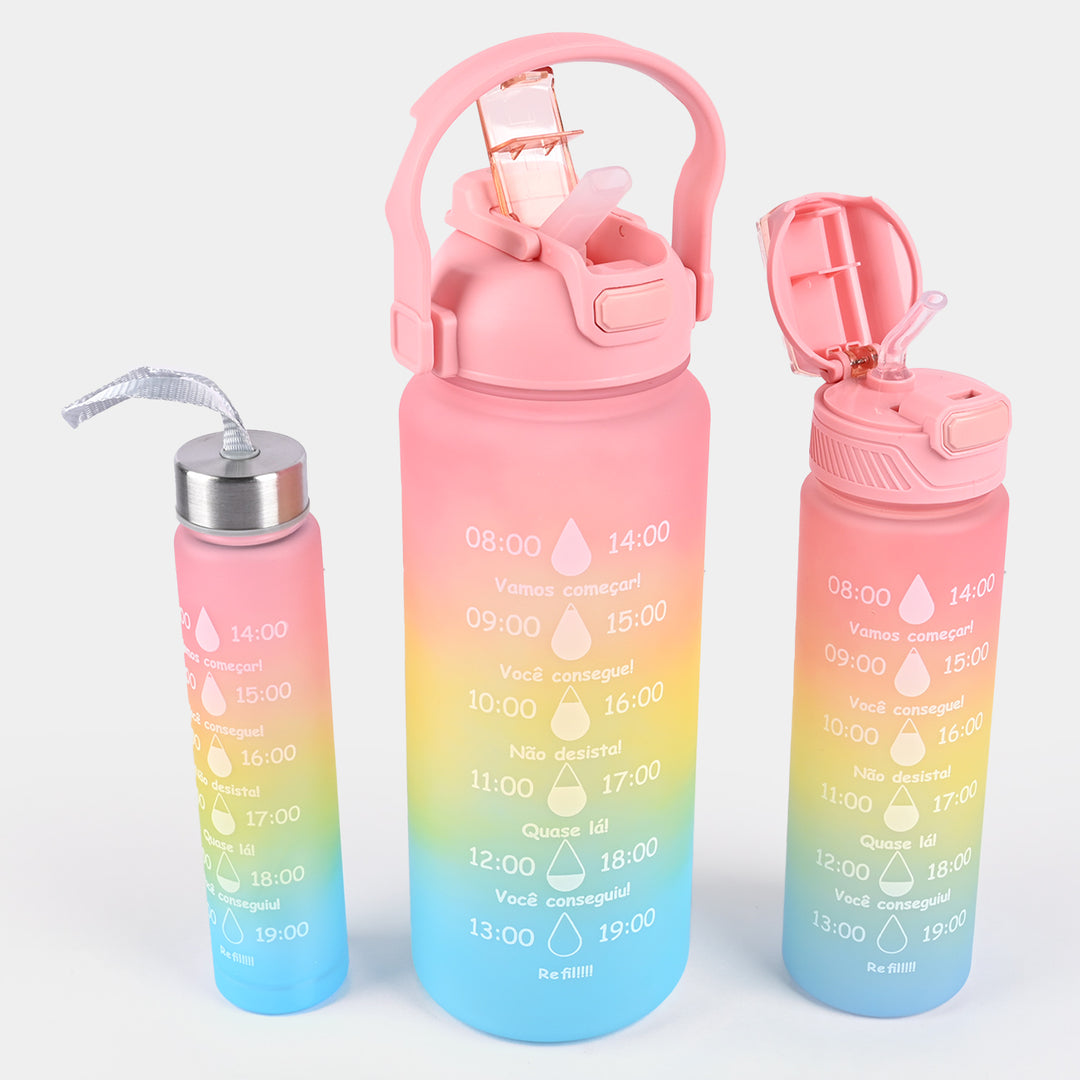 Plastic Water Bottle 3 IN 1 For Kids