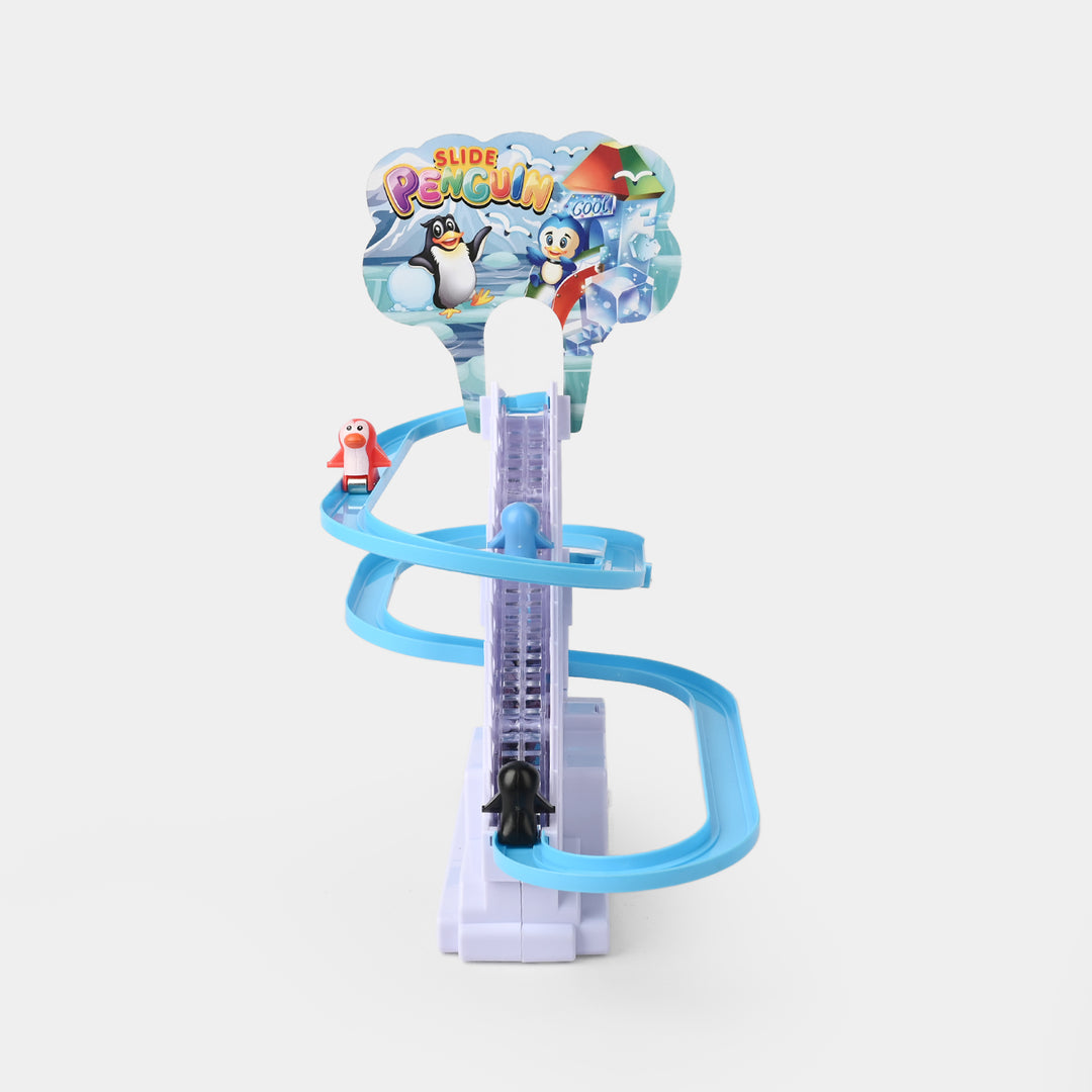 Electric Penguin Track with Light & Music Play Set for Kids