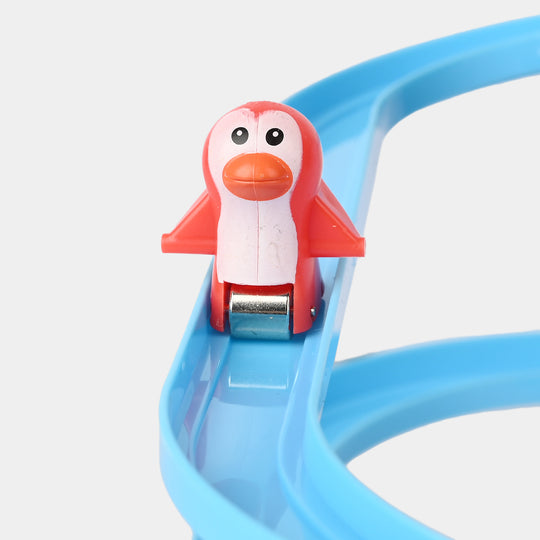 Electric Penguin Track with Light & Music Play Set for Kids