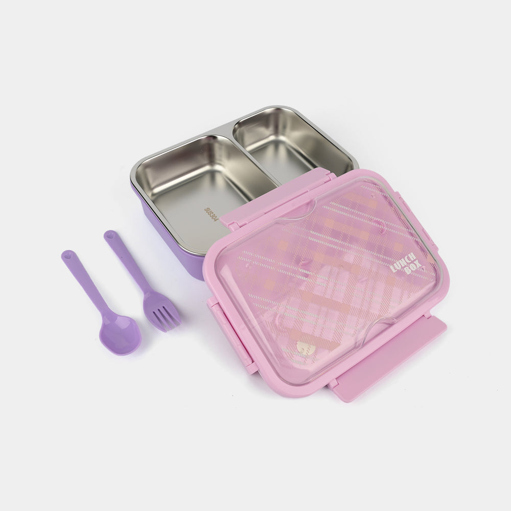 Stainless Steel Lunch Box 800ml Purple