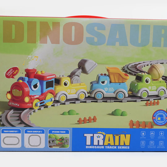 Electric Train and Track Play Set with Lights and Sounds