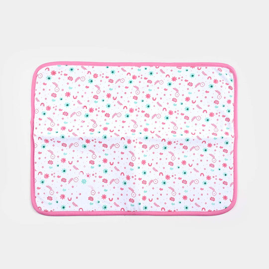 Baby Changing Sheet 17x22 Flower | Pink