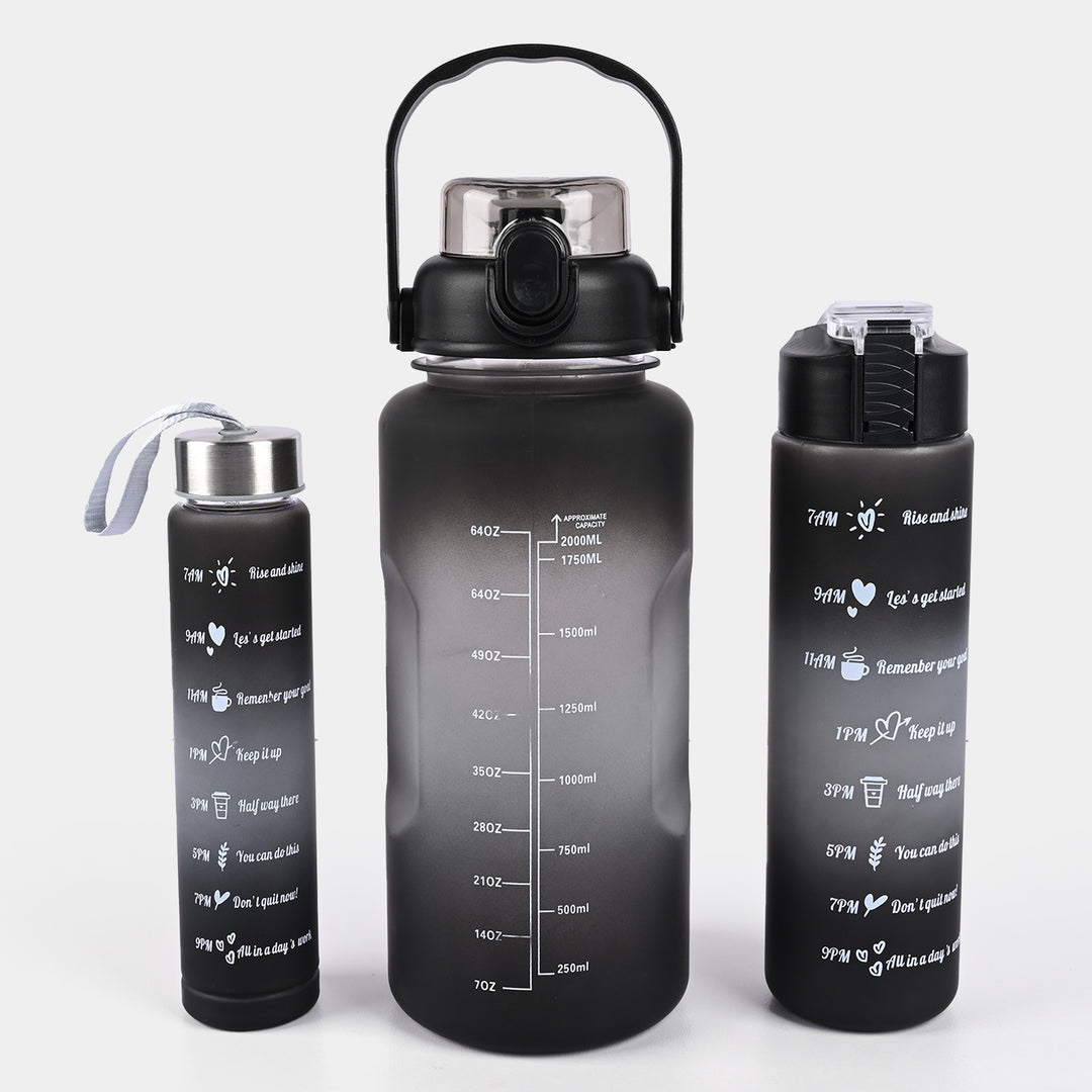 Plastic Water Bottle 3 IN 1 For Kids