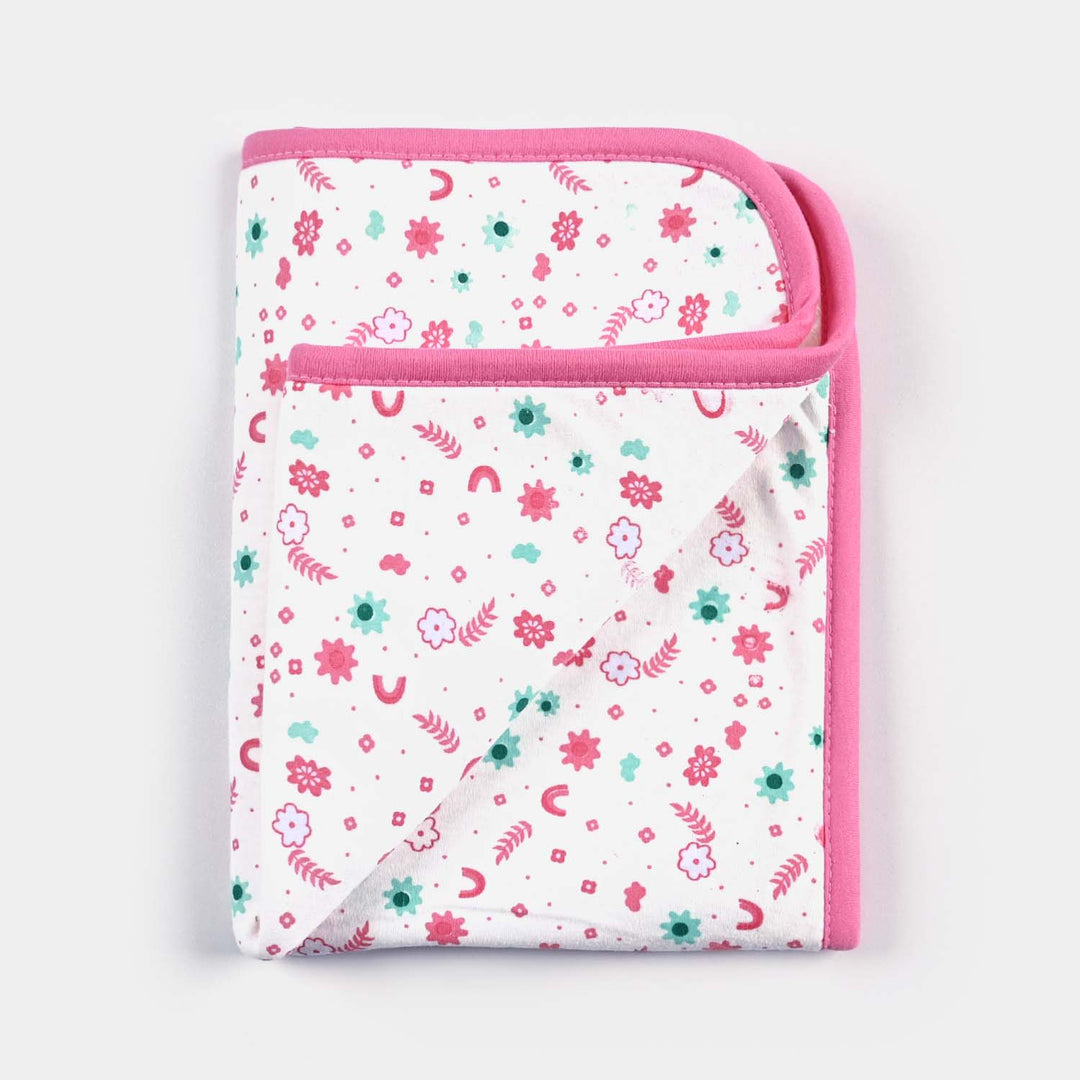 Baby Changing Sheet 17x22 Flower | Pink