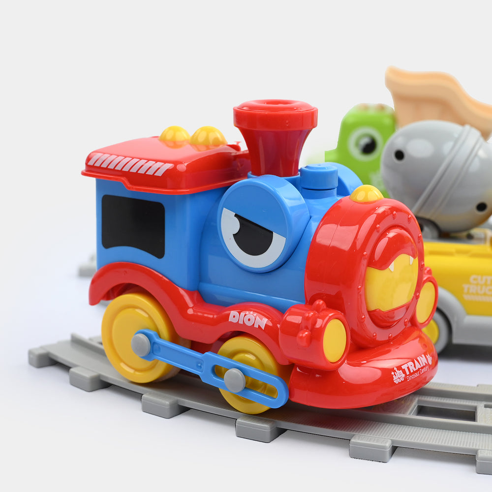 Electric Train and Track Play Set with Lights and Sounds