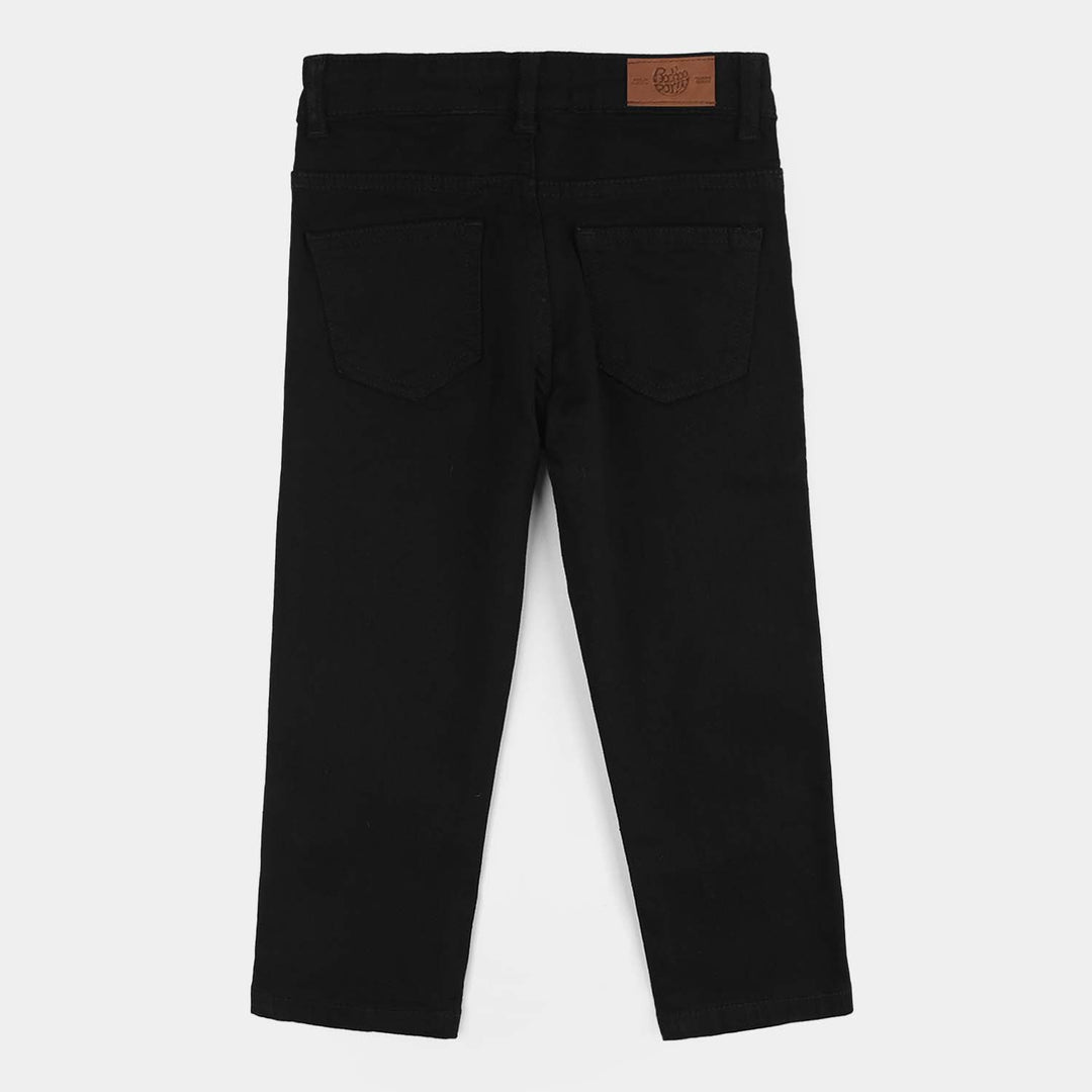 Boys Denim Stretch Pant Basic-BLACK