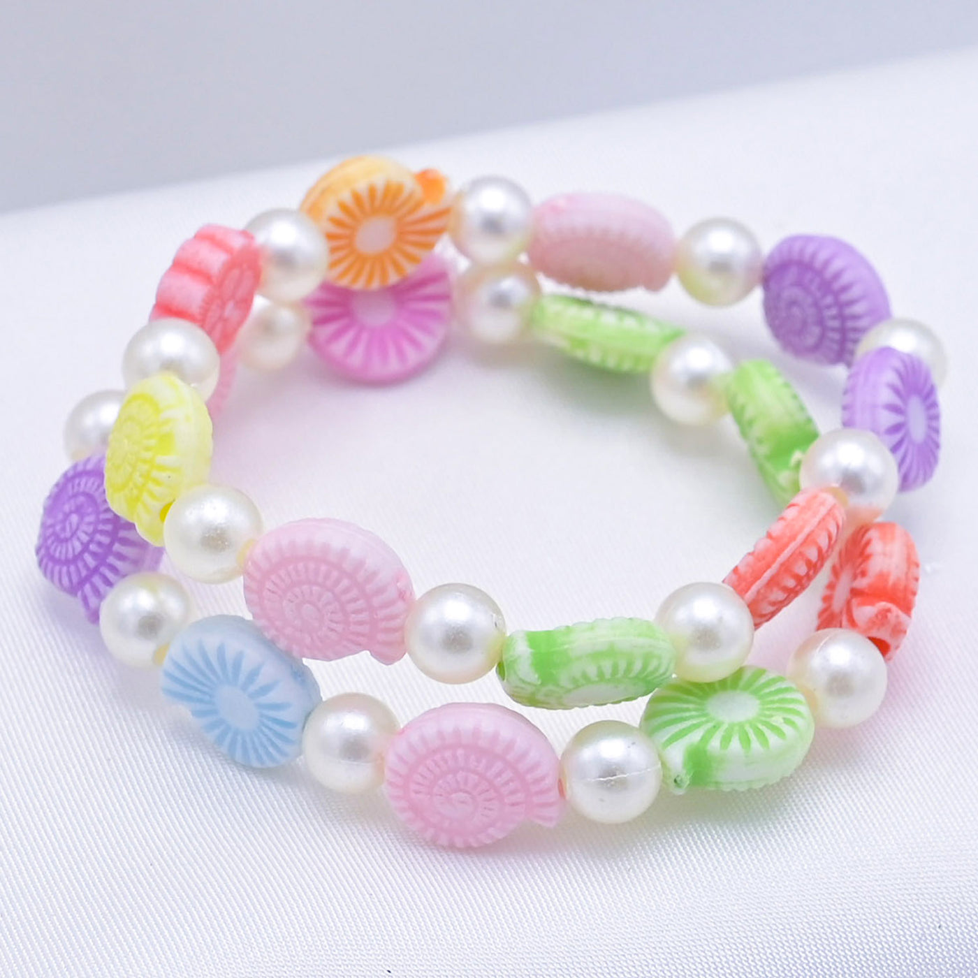 Girls Charm Beaded Bracelet